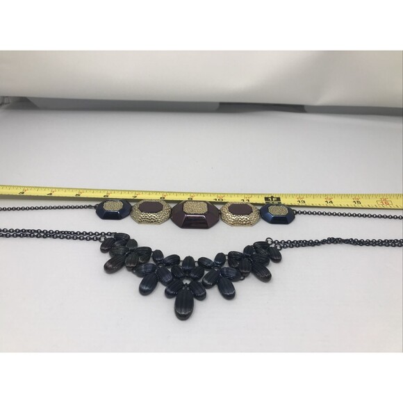 Lot of 2 VTG Liz Claiborne w BB Hangtag Necklace Bib & Multi Color Chunky - Picture 10 of 11
